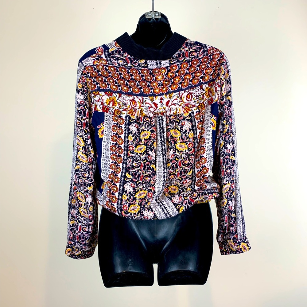 Vintage Angie’s Floral bomber style jacket with tassels, size M - Picture 3 of 6